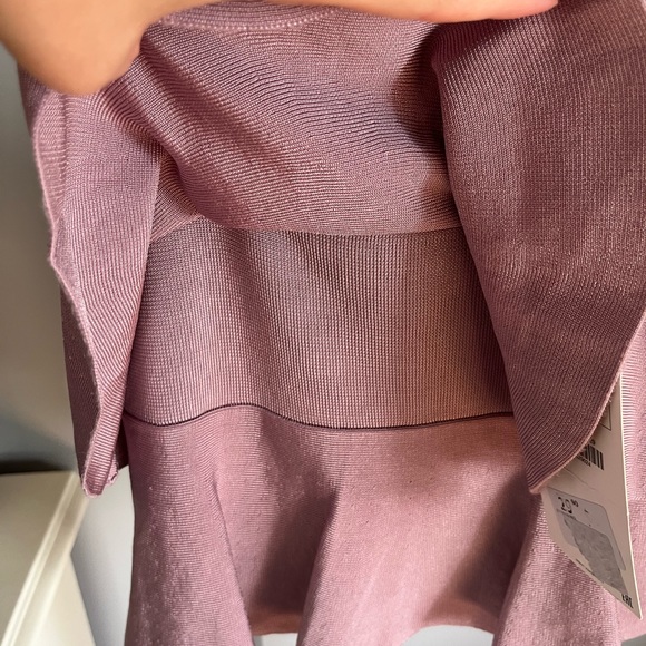 🌻3/25$ New with tags Zara Lilac ruffle crop top Small - Picture 5 of 8